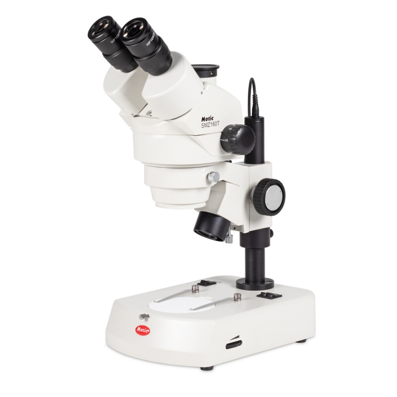 Motic Zoom-stereomikroskop Stereo Zoom Mikroskop SMZ-160, LED, 0,75x-4,5x