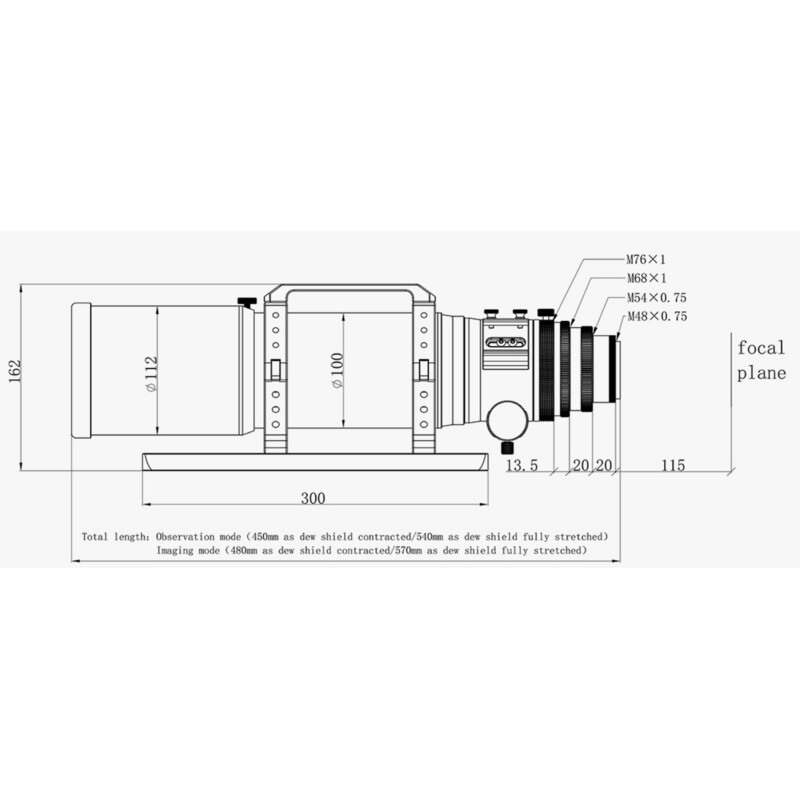 Askar Apokromatisk refraktor AP 80/600 80PHQ