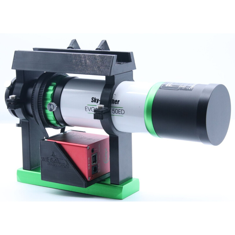 Astroprints EAF-motorfästsats med klämma och sökarsko för Skywatcher Evoguide 50ED