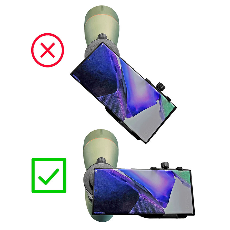 Kowa Smartphone-adapter TSN-Twist-Up låsringar