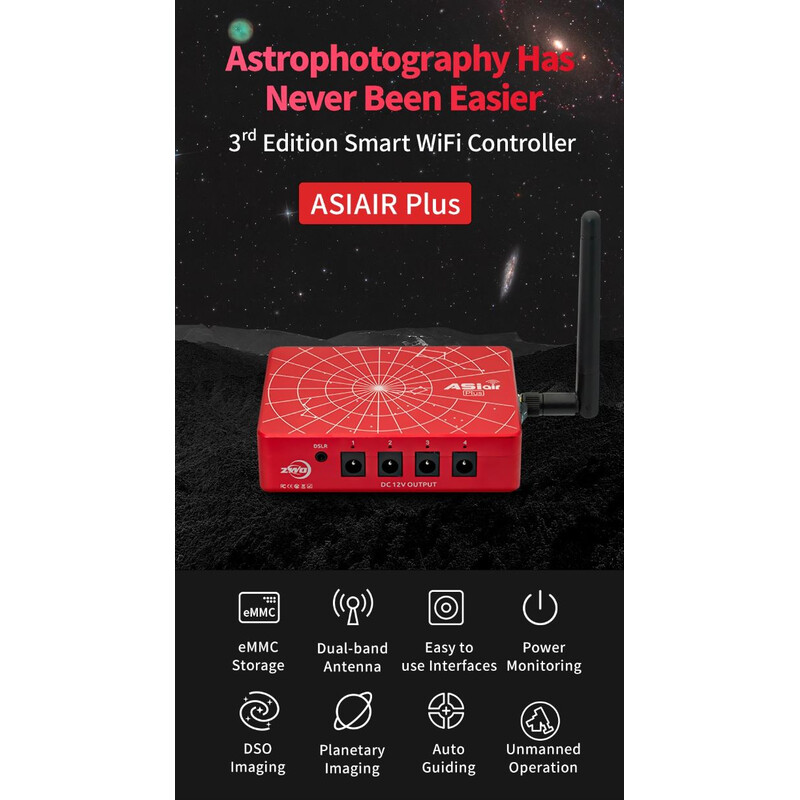 ZWO ASIAIR PLUS (32GB) astrofotograferingsdator