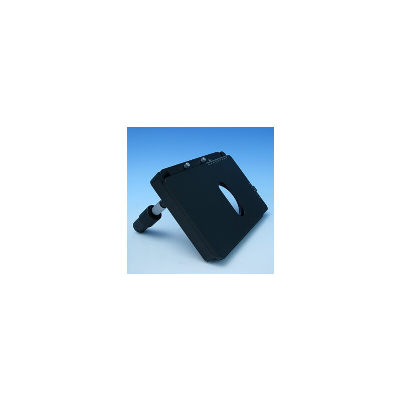 ZEISS Korsbord 75x50 L ergon. fast drivning, med hårdanodiserad beläggning