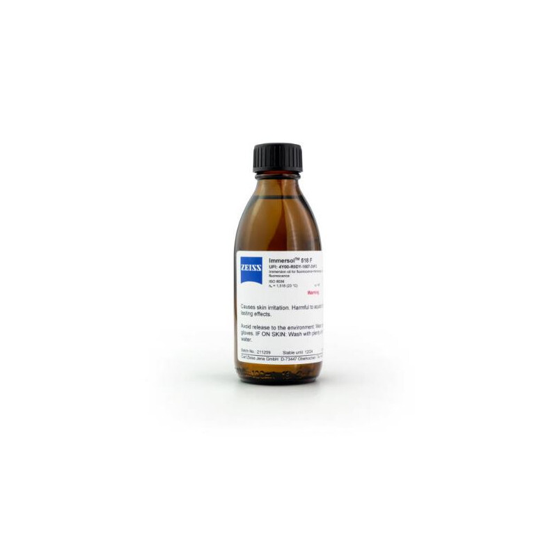 ZEISS Immersionsolja Immersol 518 F fluorescensfri, flaska 100 ml