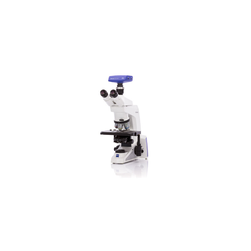 ZEISS mikroskop , Axiolab 5 för LED-reflekterad Fluorescens, trino, 10x/22, oändligt, plan, 5x, 10x, 40x, 100x, DL, 10W, inkl. kamera