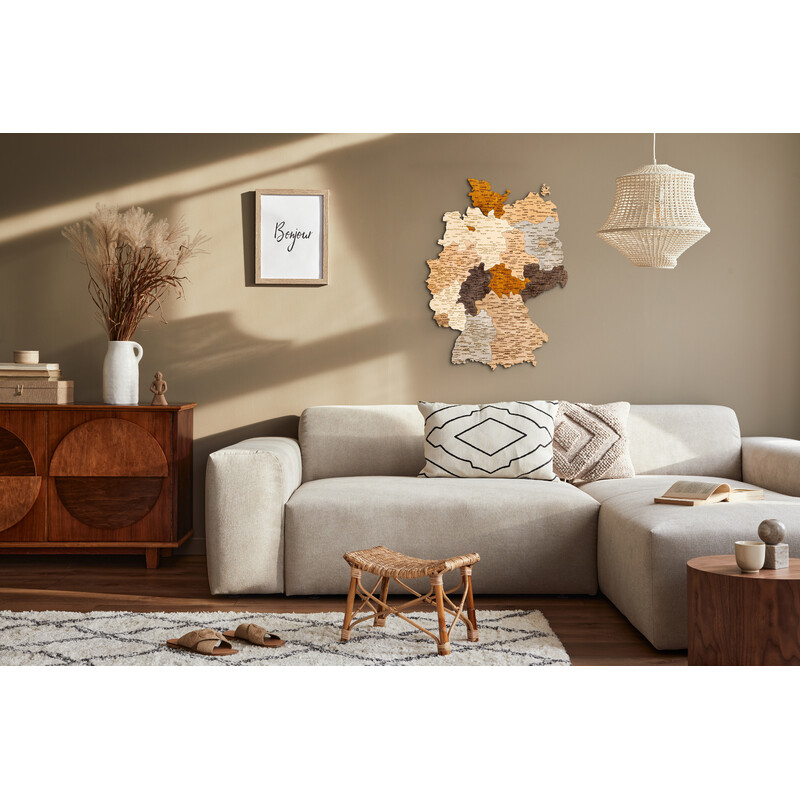 Abraham Wood Decor Karta Pussel av trä från Tyskland (60 x 80 cm)