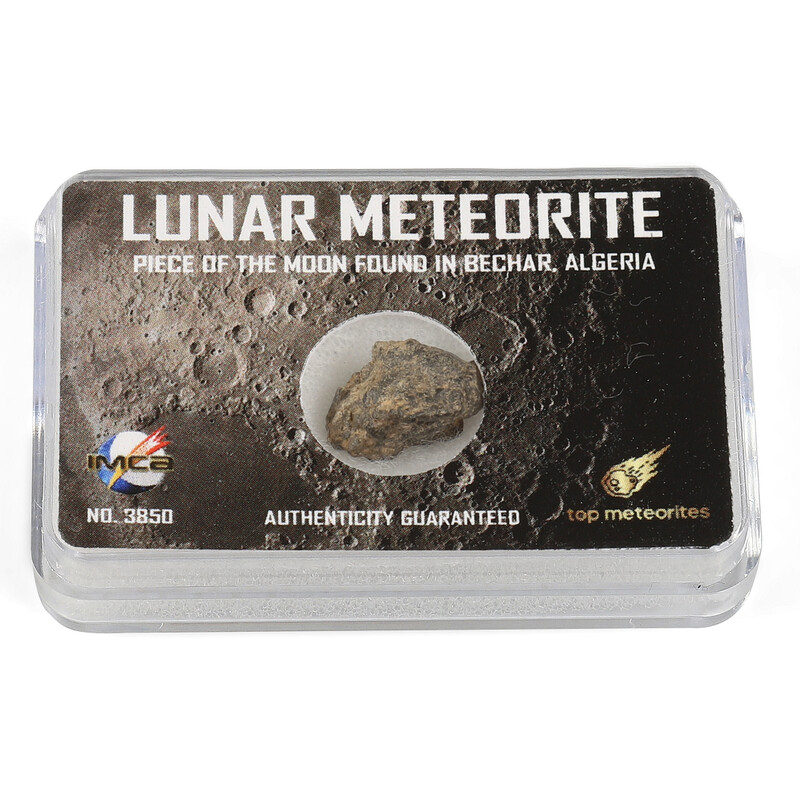 Top Meteorites Meteoriter Äkta månmeteorit Bechar Algeriet 1-1,25g
