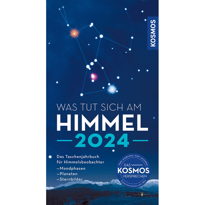 Kosmos Verlag Årsbok Was tut sich am Himmel 2024