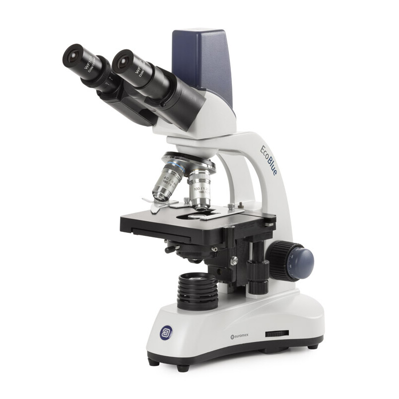 Euromex Mikroskop EC.1157, bino, Digital, 40x-1000x, DL, LED, 10x/18 mm, Korsbord, 5 MP