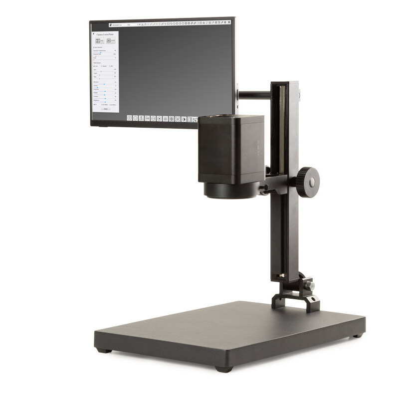 Euromex Mikroskop MacroZoom MZ.4700-HDS, 8-51,4/514x, LED 12, 60 fps, 2 MP, 4K, HDMI/USB & WiFi