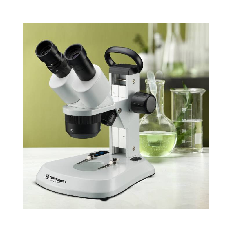 Bresser Stereomikroskop Analyth STR 10x-40x bino; Greenough; 50mm; 10x/20; 10-40x; LED, kamera, 2MP