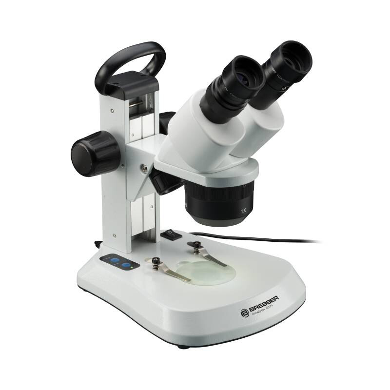 Bresser Stereomikroskop Analyth STR 10x-40x bino; Greenough; 50mm; 10x/20; 10-40x; LED, kamera, 2MP