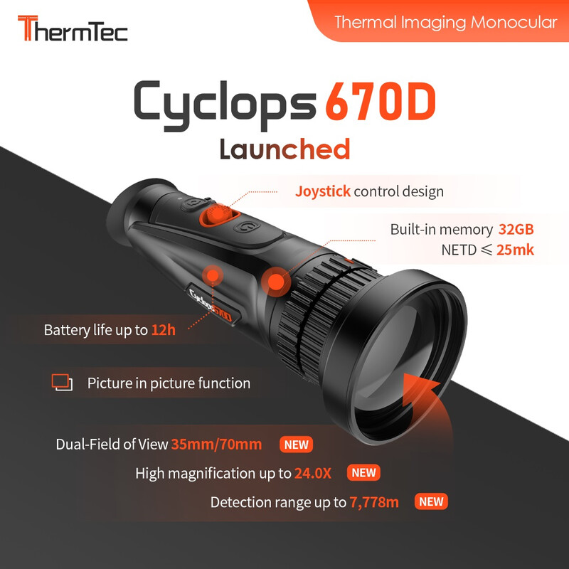 ThermTec Värmekamera Cyclops 670D