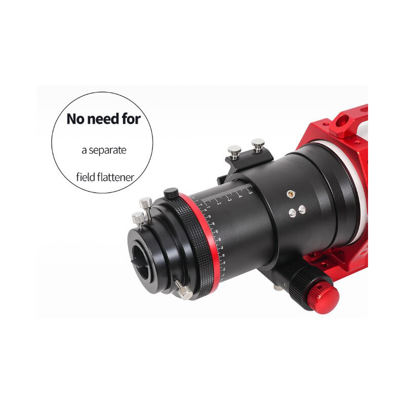 ZWO Apokromatisk refraktor AP 80/600 FF80