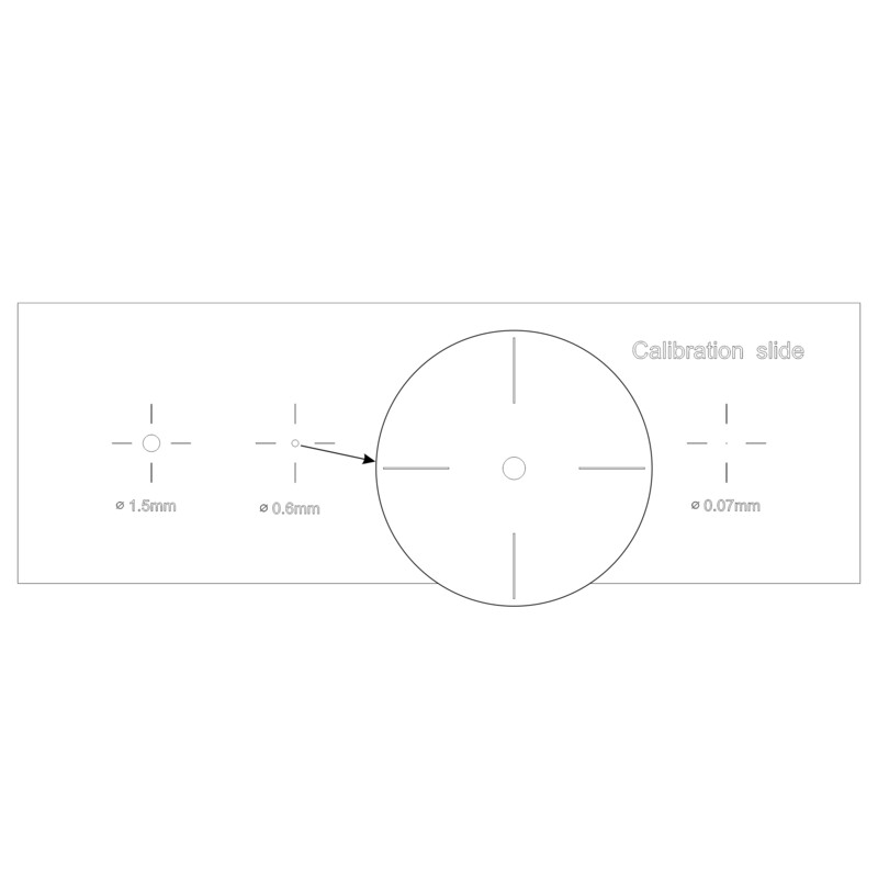 MAGUS Objektglas för Kalibrering CS5