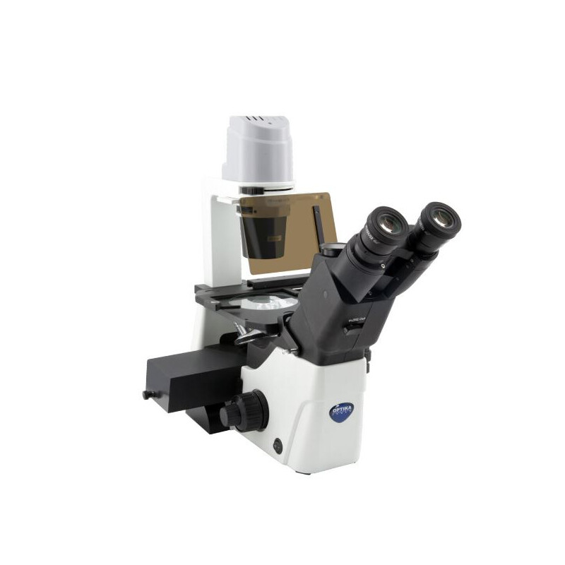 invert mikroskop IM-300LD4, FL, trino, invers, infinity, Plan, 100x-400x, 10x/22, Al/Dl, LED, 8W