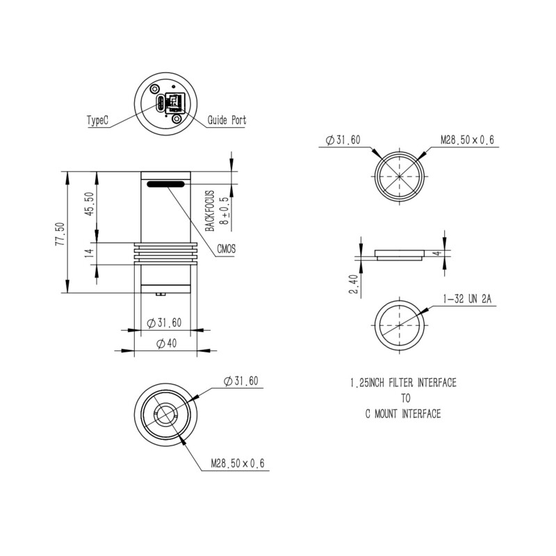 QHY Kamera 5-III-568-C Color