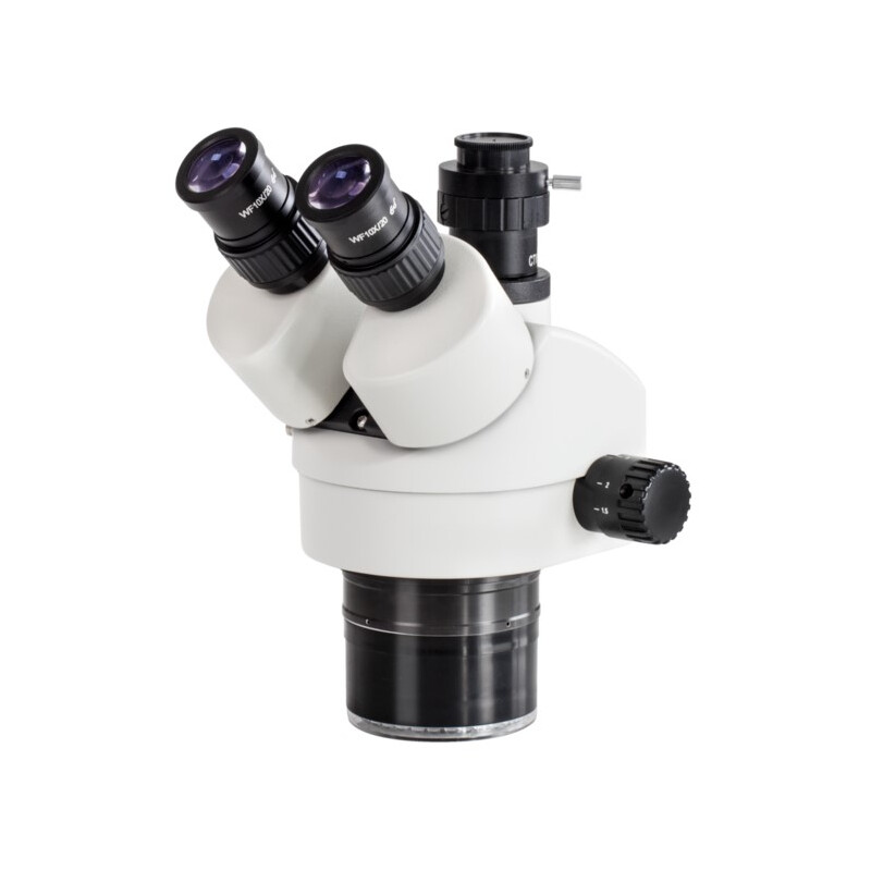 Kern Stereohuvud Zoom-mikroskophuvud, OZL 469, trino, 0,7x-4,5x, Al, 3W LED