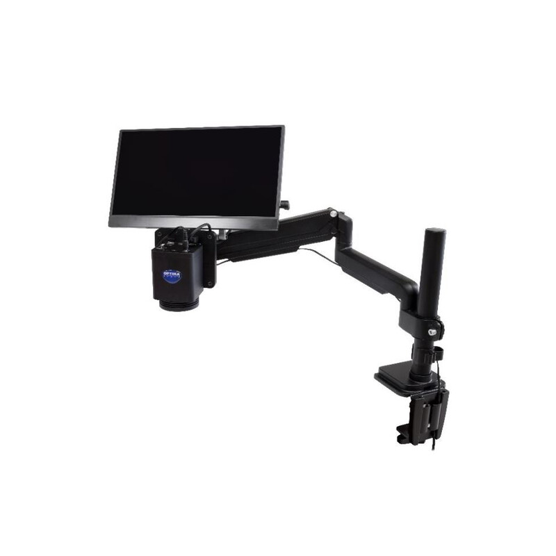 Optika Mikroskop IS-4K3, zoom opt. 1x-18x, autofokus, 8 MP, 4K Ultra HD, pantografstativ, 15,6