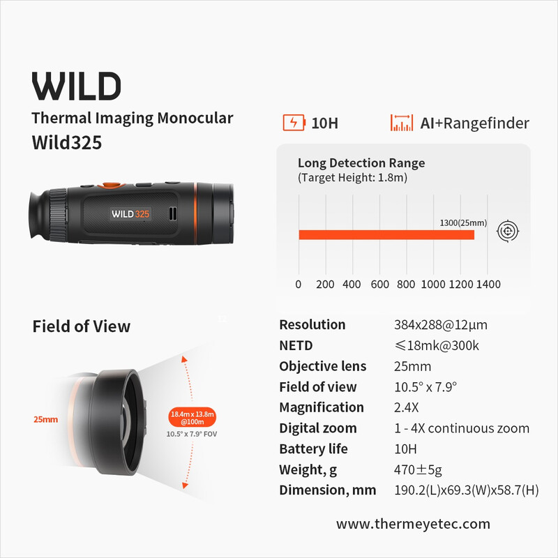 ThermTec Värmekamera Wild 325