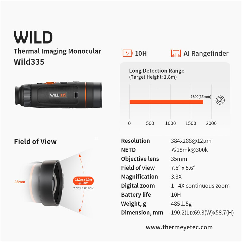 ThermTec Värmekamera Wild 335