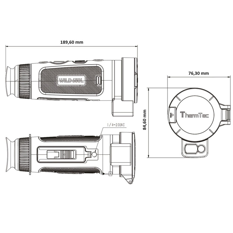 ThermTec Värmekamera Wild 650L Laser Rangefinder