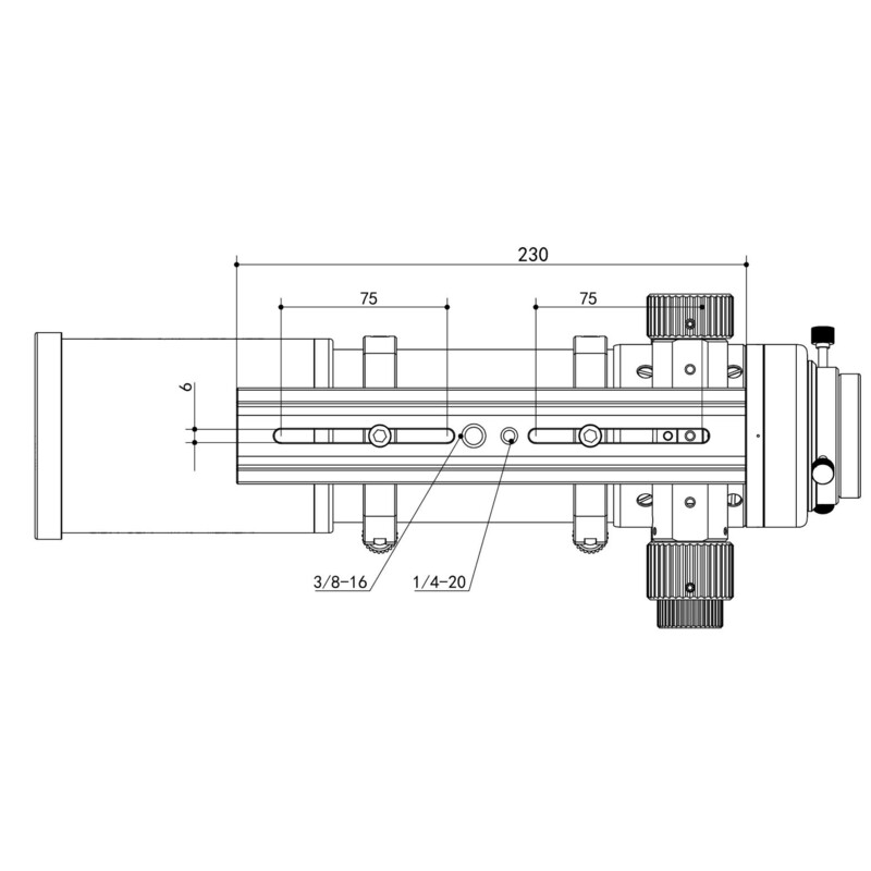 Askar Apokromatisk refraktor AP 71/490 Flat-Field 71F OTA