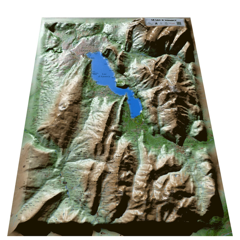 3Dmap Regionkarta Le Lac d'Annecy