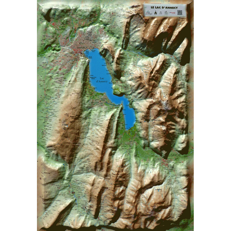 3Dmap Regionkarta Le Lac d'Annecy