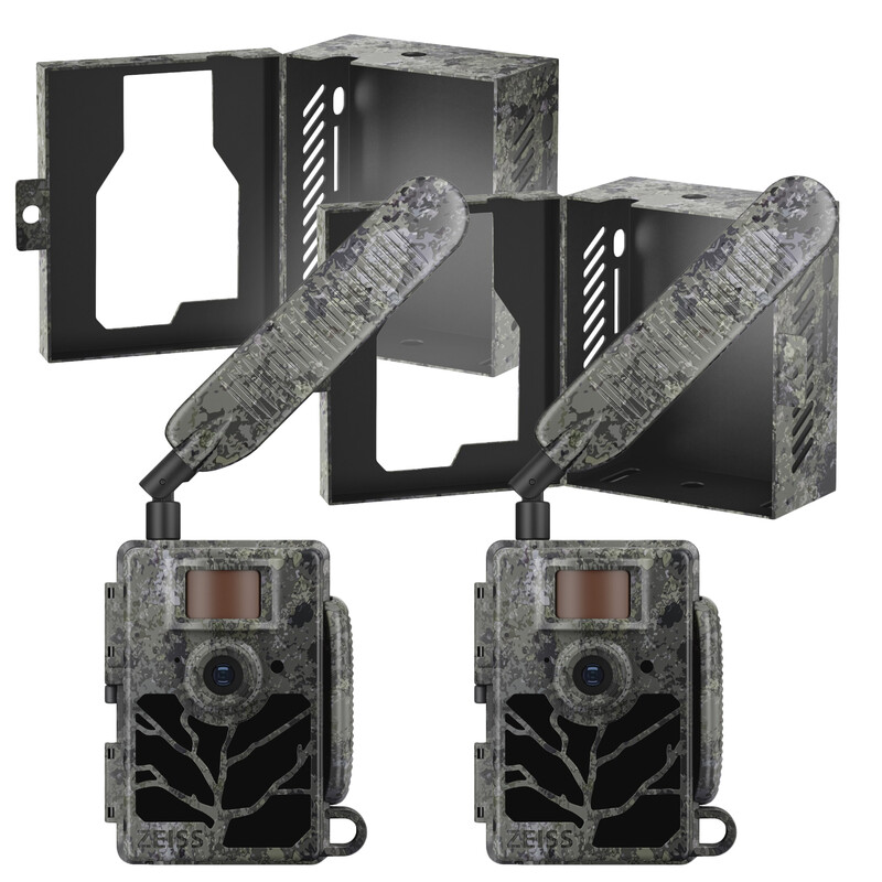ZEISS Viltkamera Set Secacam 5 & metallhus (förpackning om 2)
