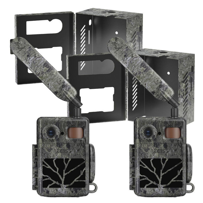 ZEISS Viltkamera Set Secacam 7 & metallhus (förpackning om 2)