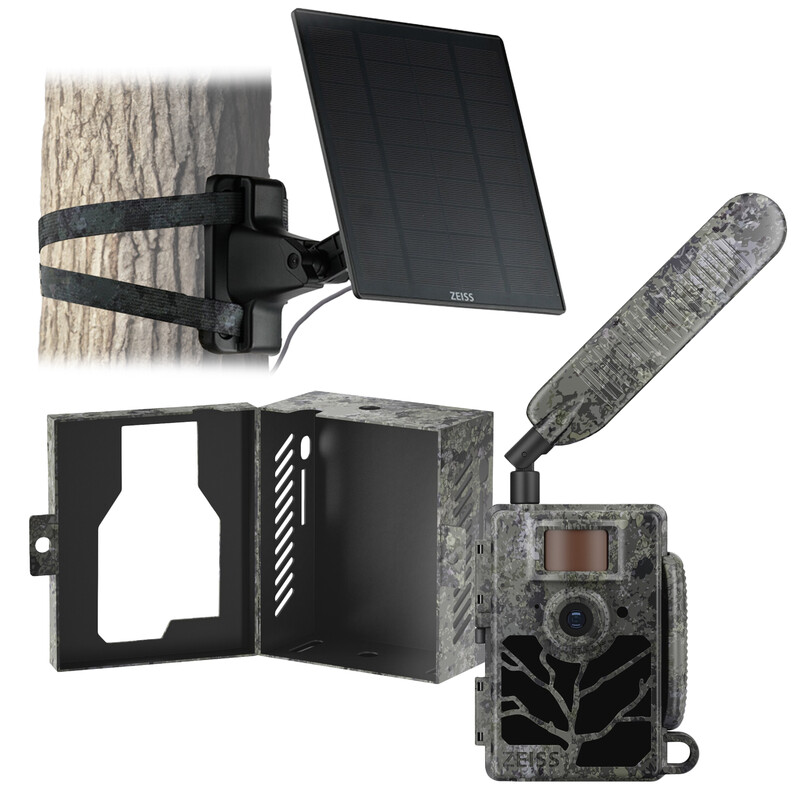 ZEISS Viltkamera Set Secacam 5 & metallhölje & solpanel