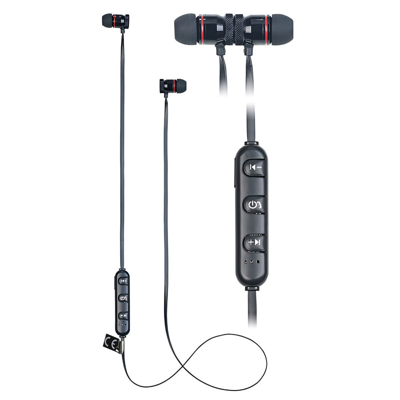 Auvisio Bluetooth In-Ear-Stereo-hörlurar med magnet, Bluetooth 5.0