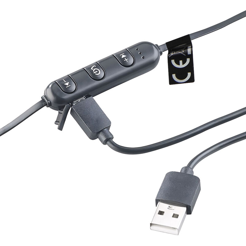 Omegon Bluetooth Stereo InEar-hörlurar med magnet, Bluetooth 5.0