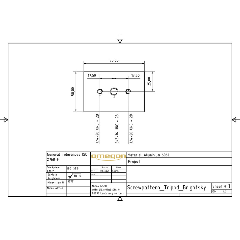 Omegon Kikare Brightsky ED-APO 22x70 - 90° + fodral