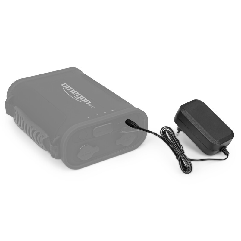 Omegon Strömförsörjningsenhet 20V/2A Ersättningsströmförsörjning för 154 och 307 Wh Powerbank