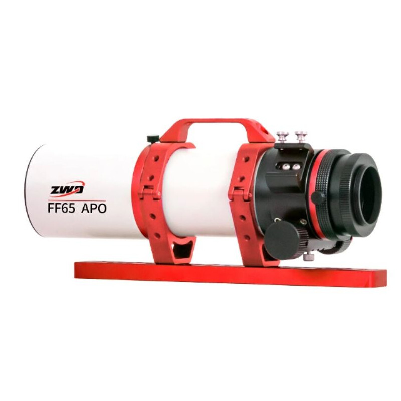 ZWO Teleskop FF65 AP 65/416 Kvintupel med AM3 och stativ i Carbon