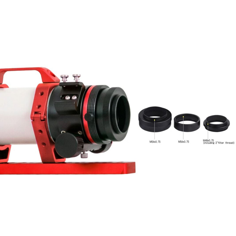 ZWO Apokromatisk refraktor FF65 AP 65/416 Quintuplet OTA