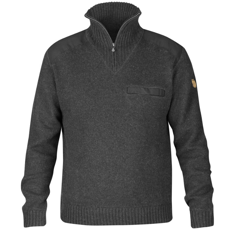 Fjällräven Koster Sweater M, 030 Mörkgrå, XXL