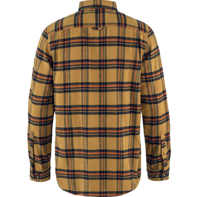 Fjällräven Övik Heavy Flannel Shirt M, 232-215 Bovetebrunt-Höstlöv, M