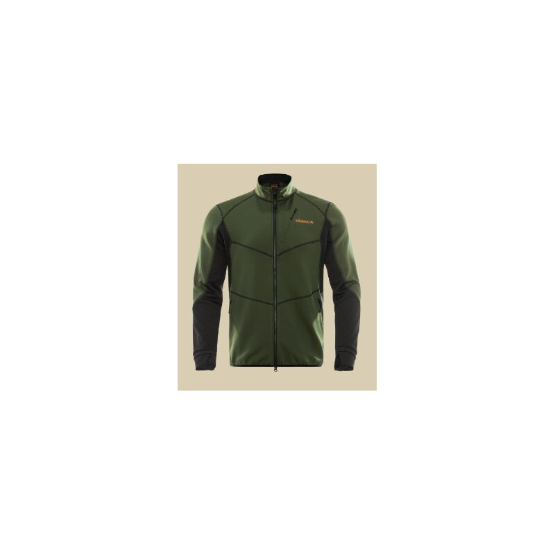 Härkila Scandinavian fleecejacka, Duffel green/Black, storlek XXL