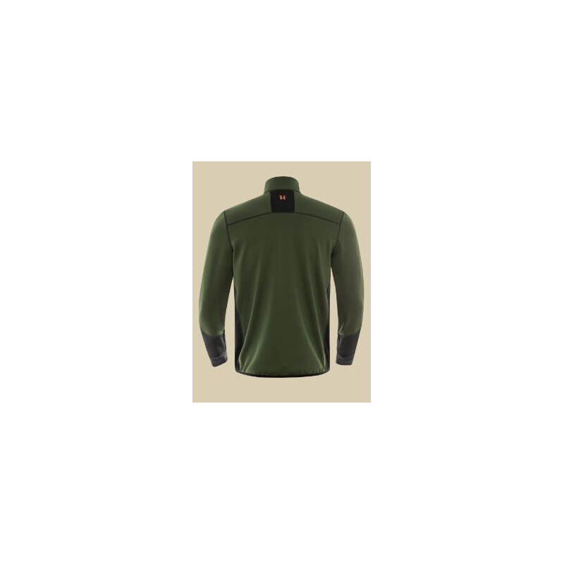 Härkila Scandinavian fleecejacka, Duffel green/Black, storlek XXL