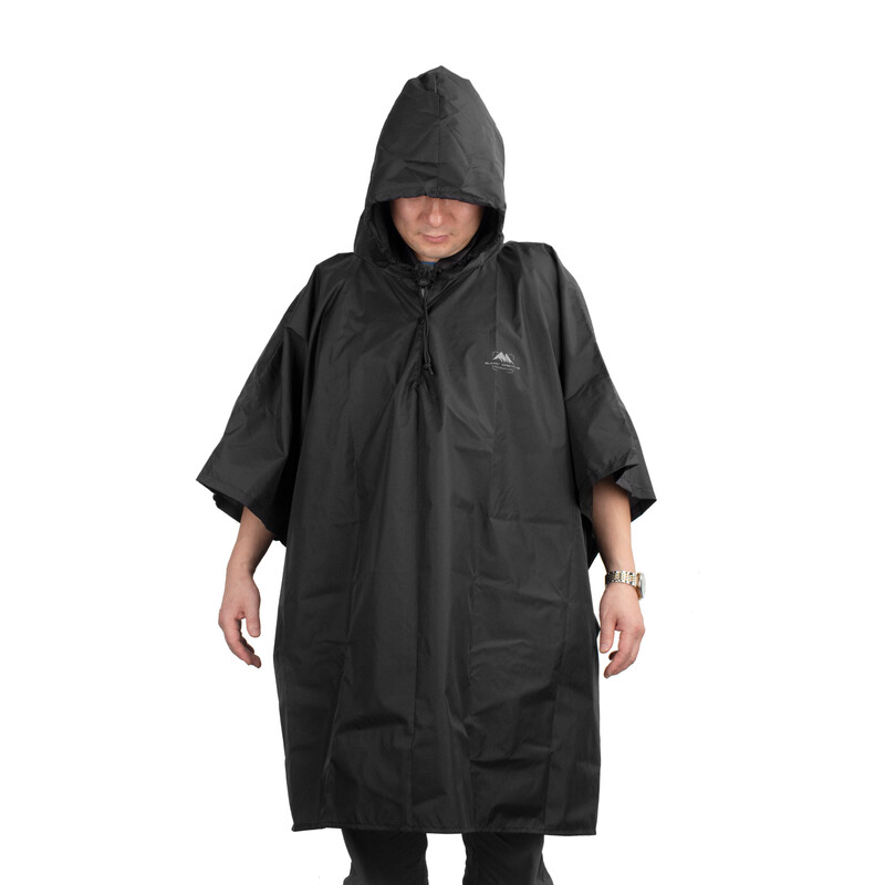 Summit-Creative Regnponcho svart