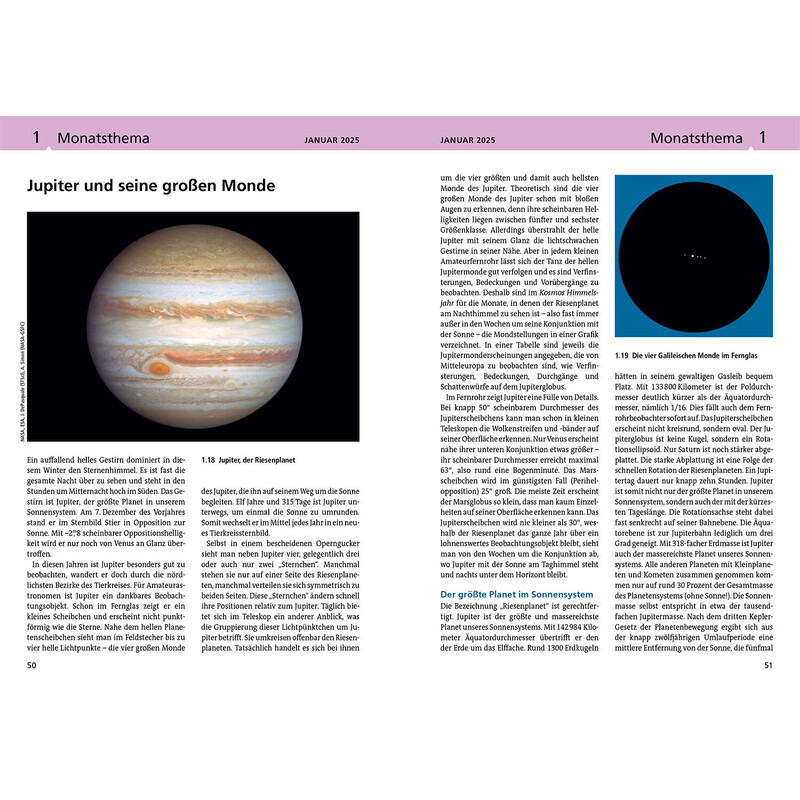 Kosmos Verlag Årsbok Det himmelska året 2025