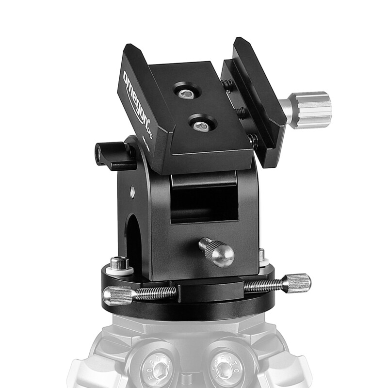 Omegon Montering Segugio Tracker Set mit Deluxe Polhöhenwiege und Polsucher