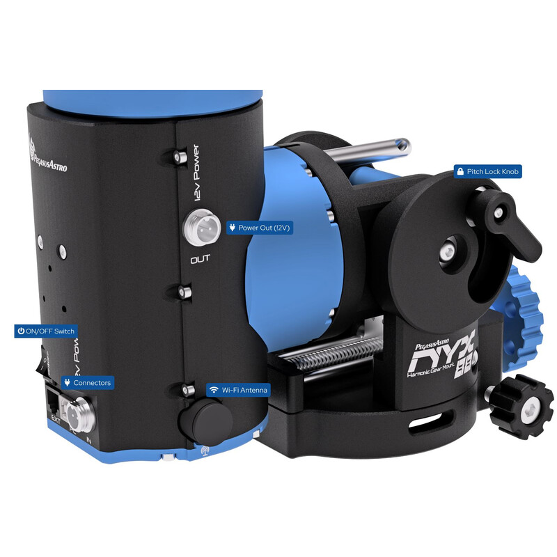 PegasusAstro Montering NYX-88 Harmonic + Saddle Powerbox