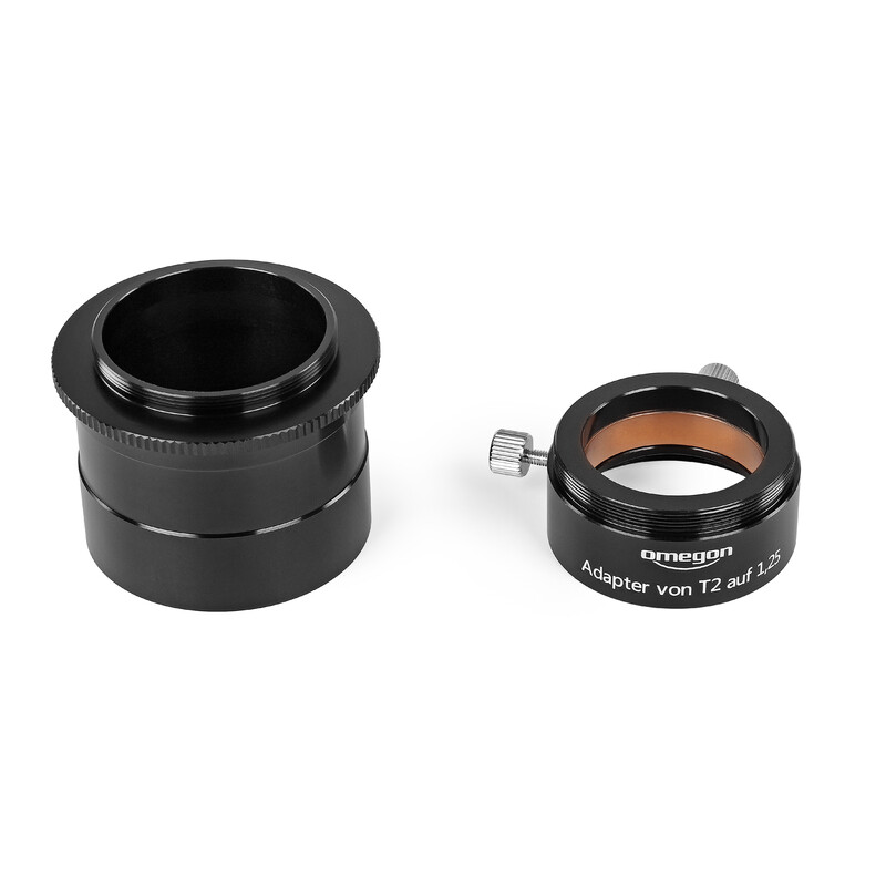 Omegon 2'' T2 adapter med 1,25'' reducerare