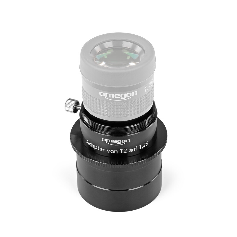Omegon 2'' T2 adapter med 1,25'' reducerare
