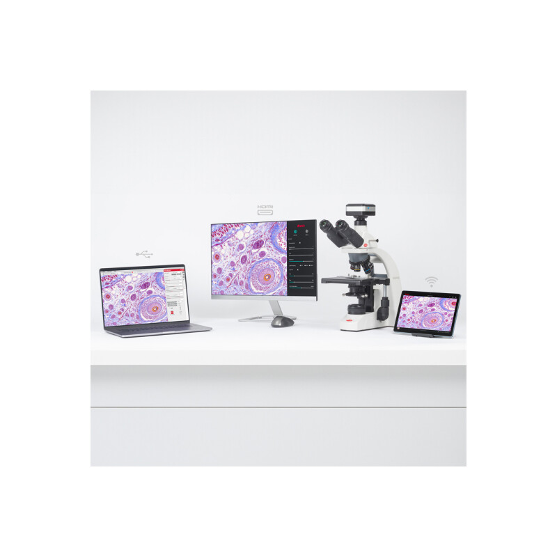 Motic kamera 4000X, färg, 8MP, CMOS, 1/2,8, WiFi & USB, 1,45 µm