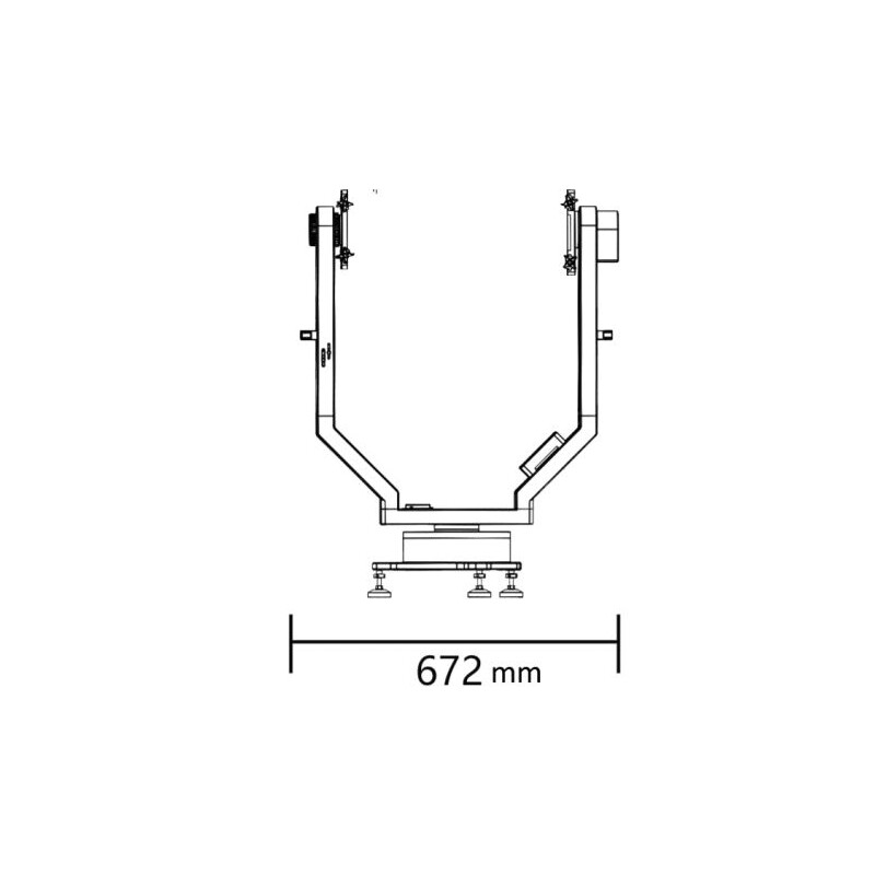 iOptron Montering HAZ130 Strain Wave Alt-AZ