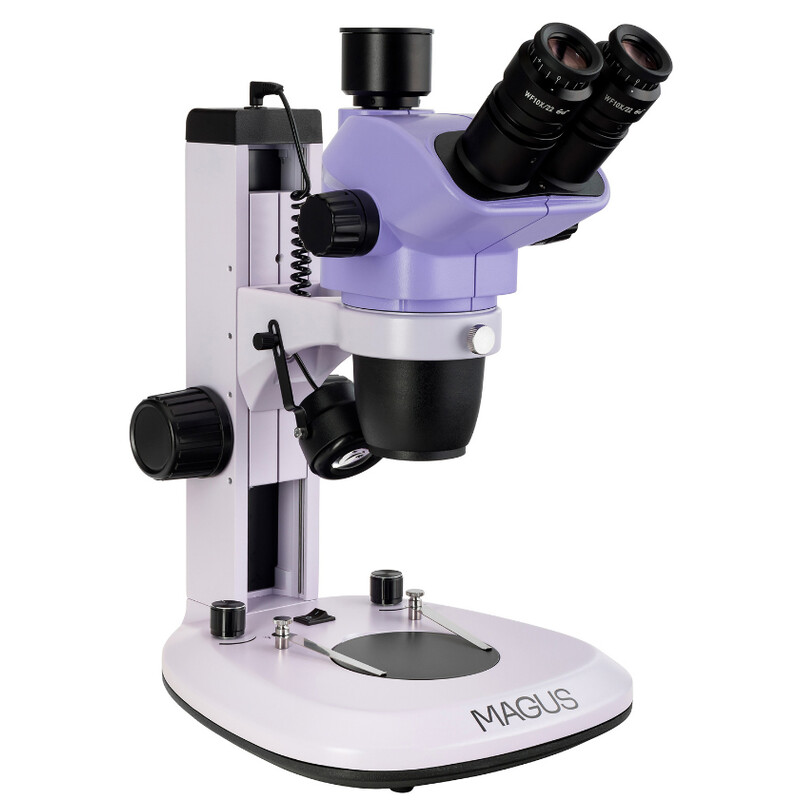 MAGUS Zoom-stereomikroskop 7T 6.7x-45x trino Greenough 3W LED